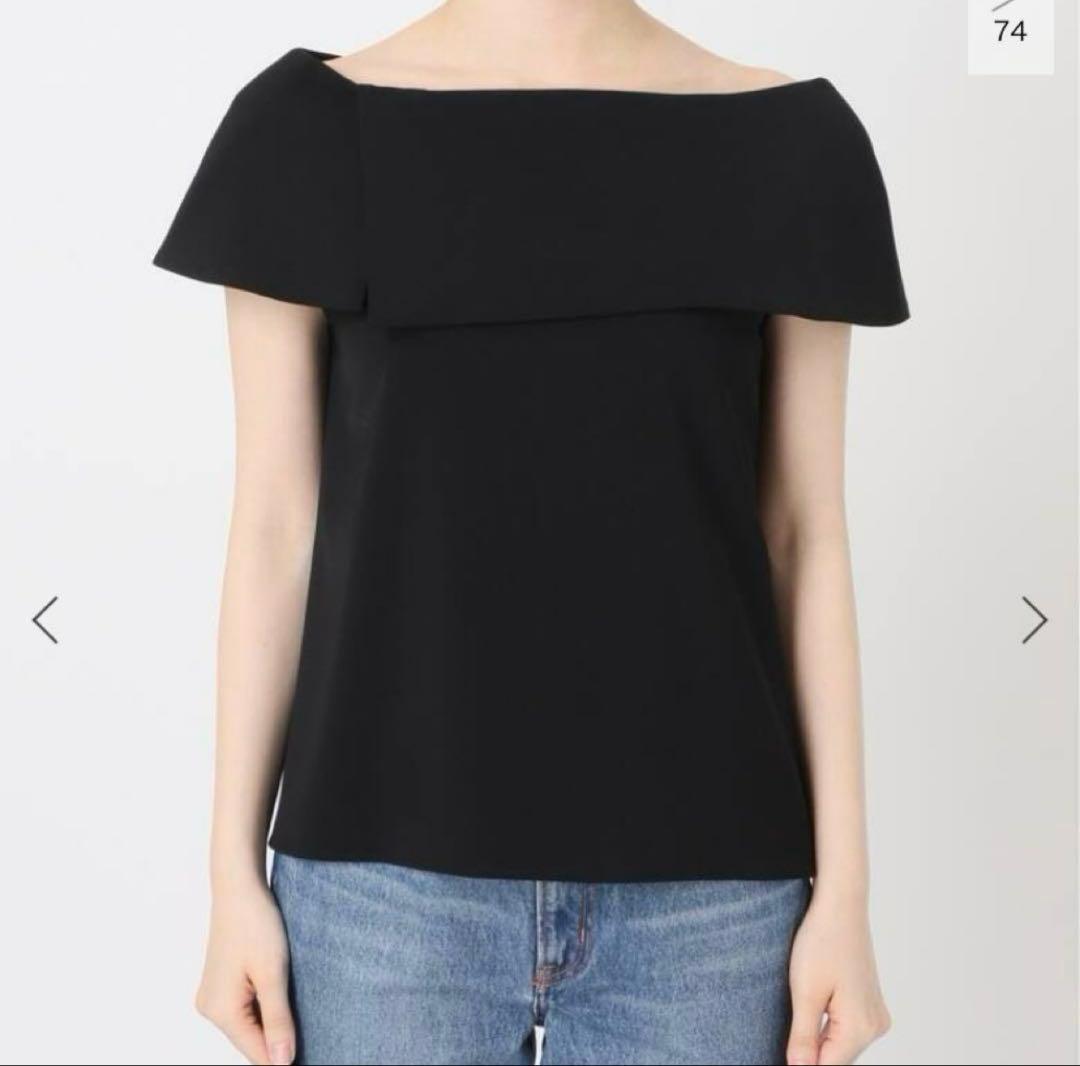 noble ケープブラウス　黒