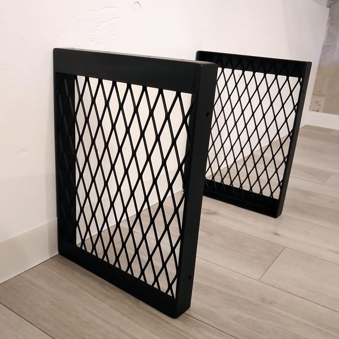 壁掛けシェルフ テレビ台 ラック おしゃれ 無骨 男前インテリア メッシュ網