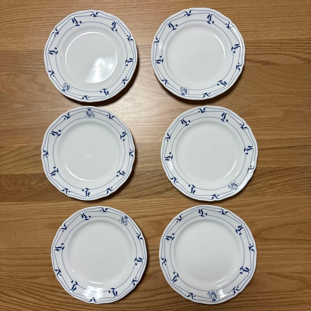 リチャードジノリ オリエントエクスプレス プレート6枚セット