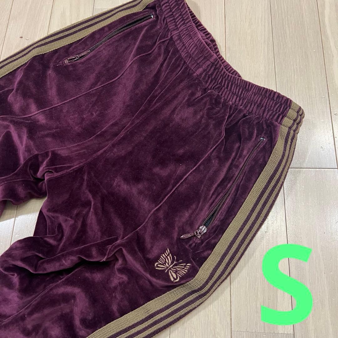 Needles ニードルス ニードルズ トラックパンツ ベロア Sサイズ 中古
