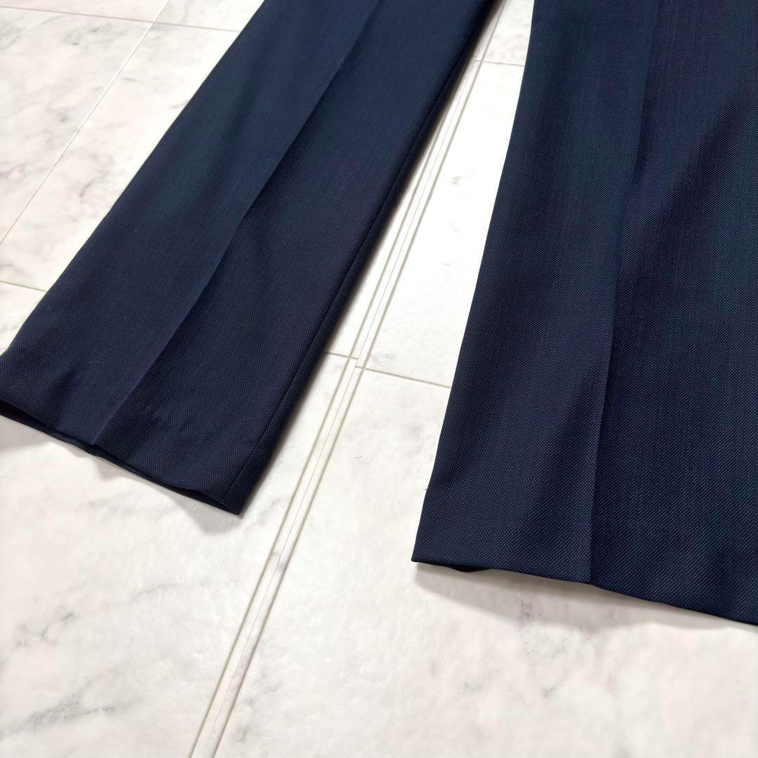 極美品✨ニューヨーカー セットアップ パンツスーツ シルク ストレッチ 7/9