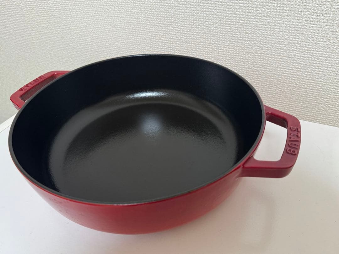 ストウブ Staub ブレイザーソテーパン 24cm チェリー 赤 フライパン