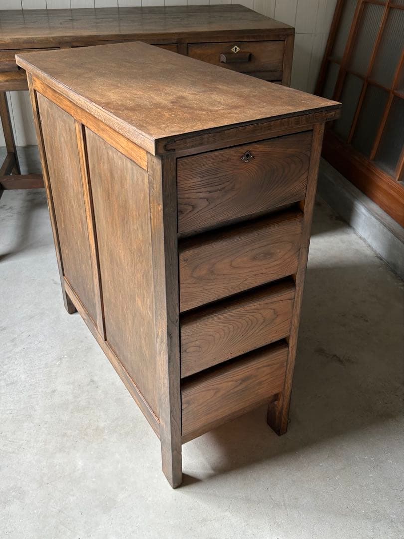 アンティーク　日本製　家具　机　デスク　レストア済み