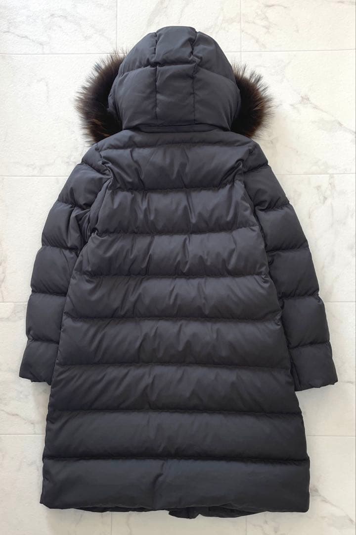 ☆極美品☆ ビ―ミングbyビームス定価33,000円 河田ロングダウン 墨色　S