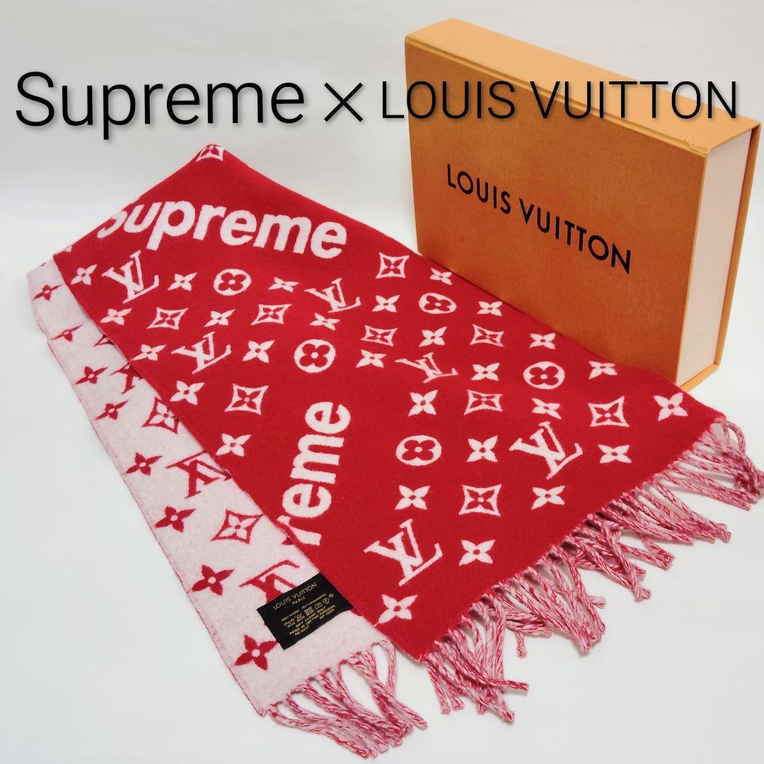 ルイ・ヴィトン シュプリーム コラボ マフラー