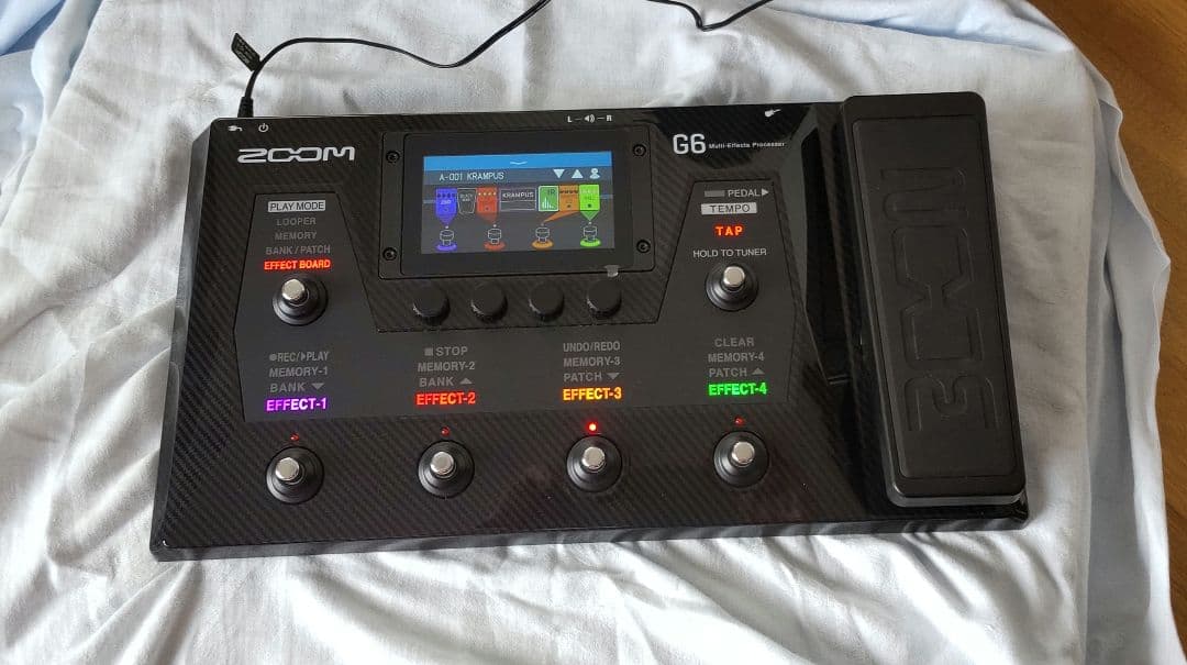 ZOOM ズーム G6 マルチエフェクター ギター