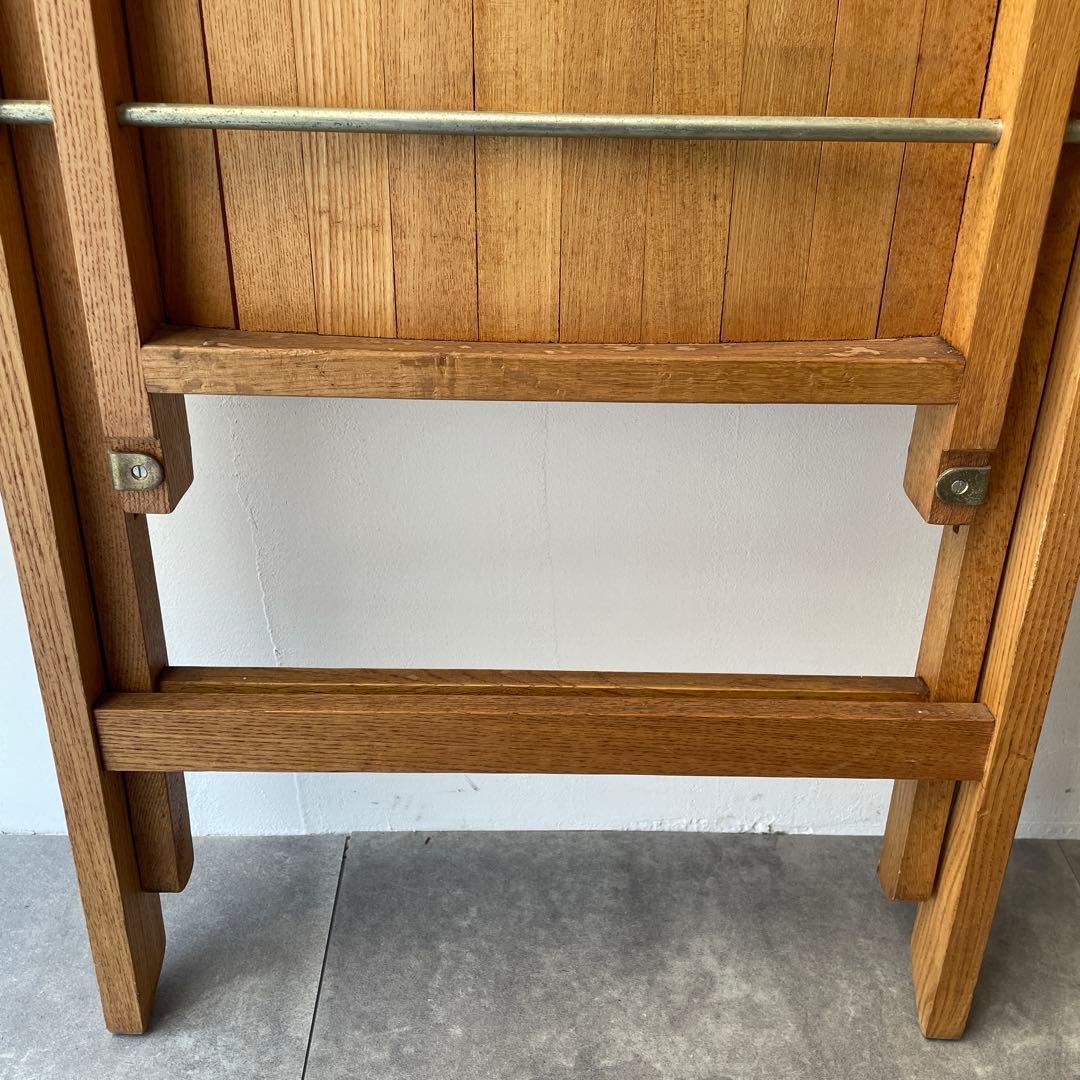 木製　フォールディングチェア　折りたたみチェア　ヴィンテージ風　ナチュラル