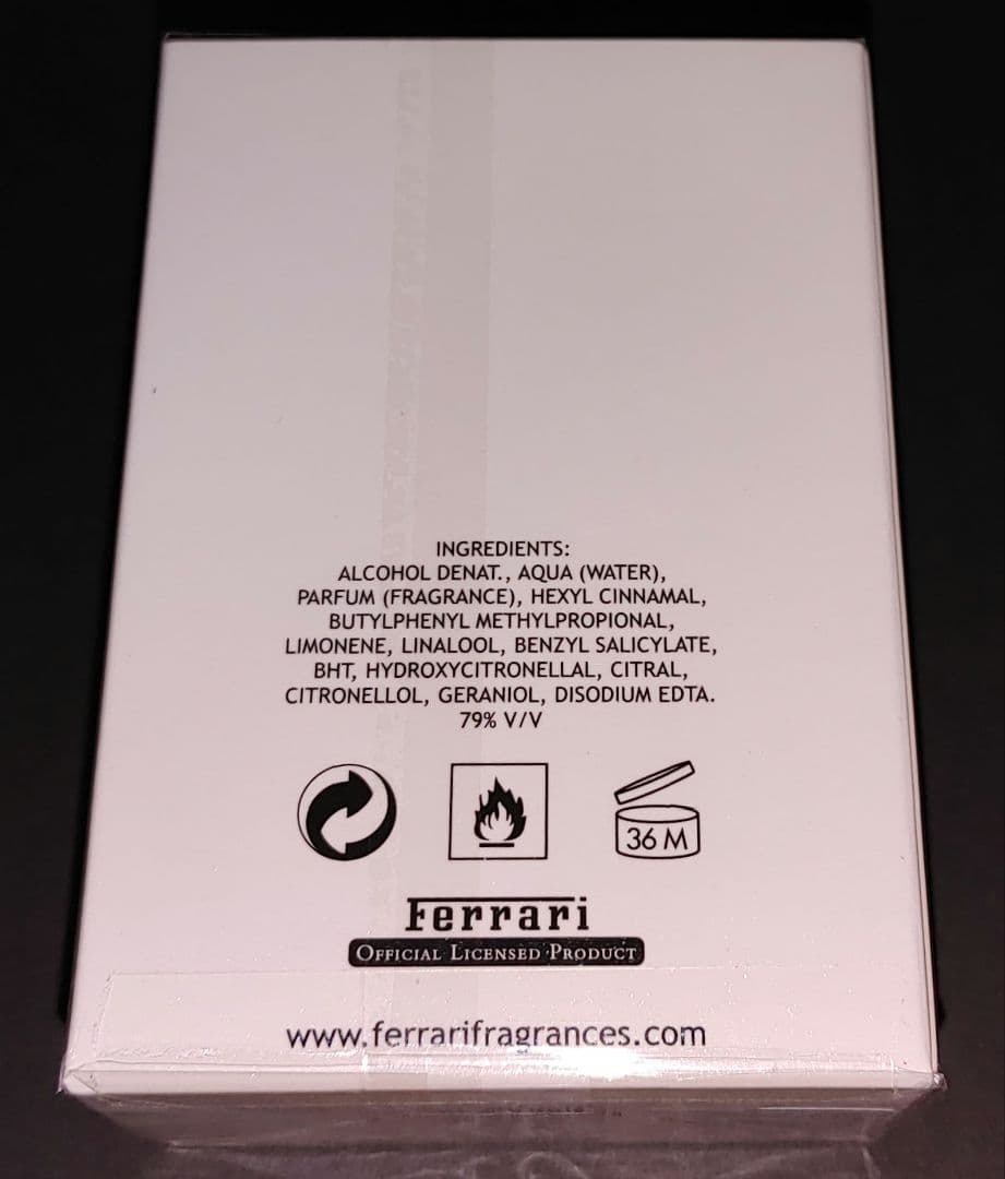 【新品未開封】フェラーリ　ライトエッセンス　ブライト　75ml