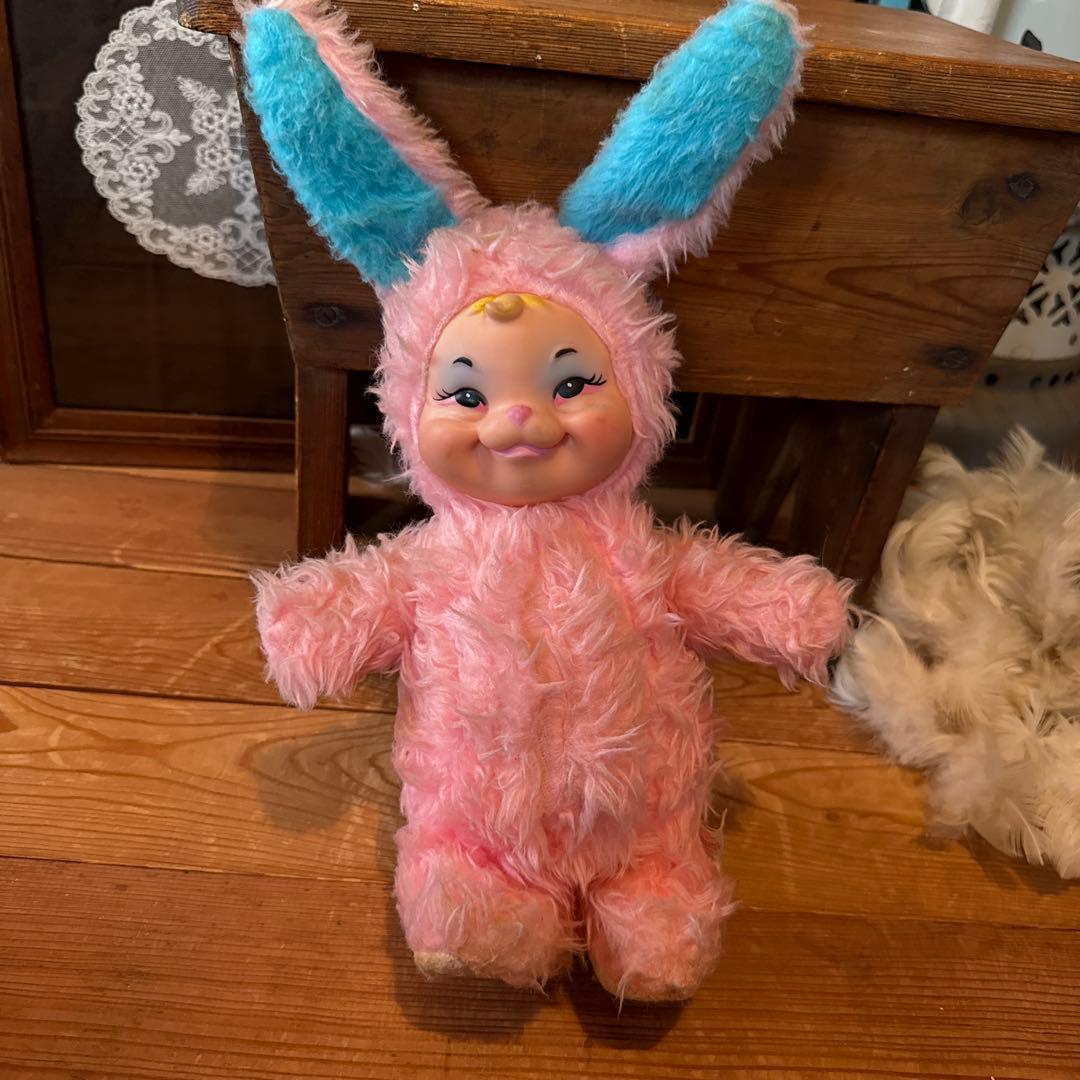 ラシュトン　バニー　うさぎ　ラバーフェイス　ビンテージ