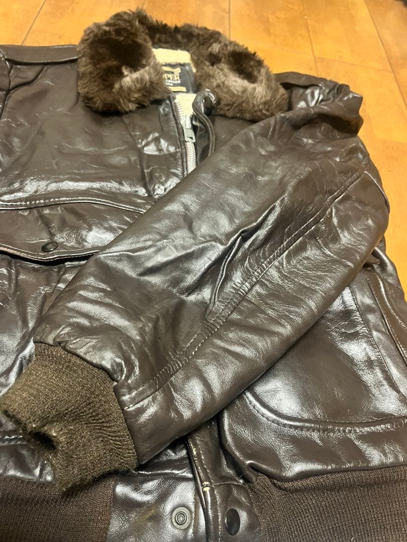 80,s cooper G1フライトMADE IN USAレザージャケット