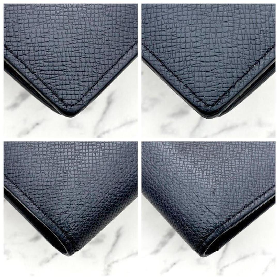 【極美品・新型】ルイヴィトン　タイガ　ポルトフォイユ　ブラザ　ノワール