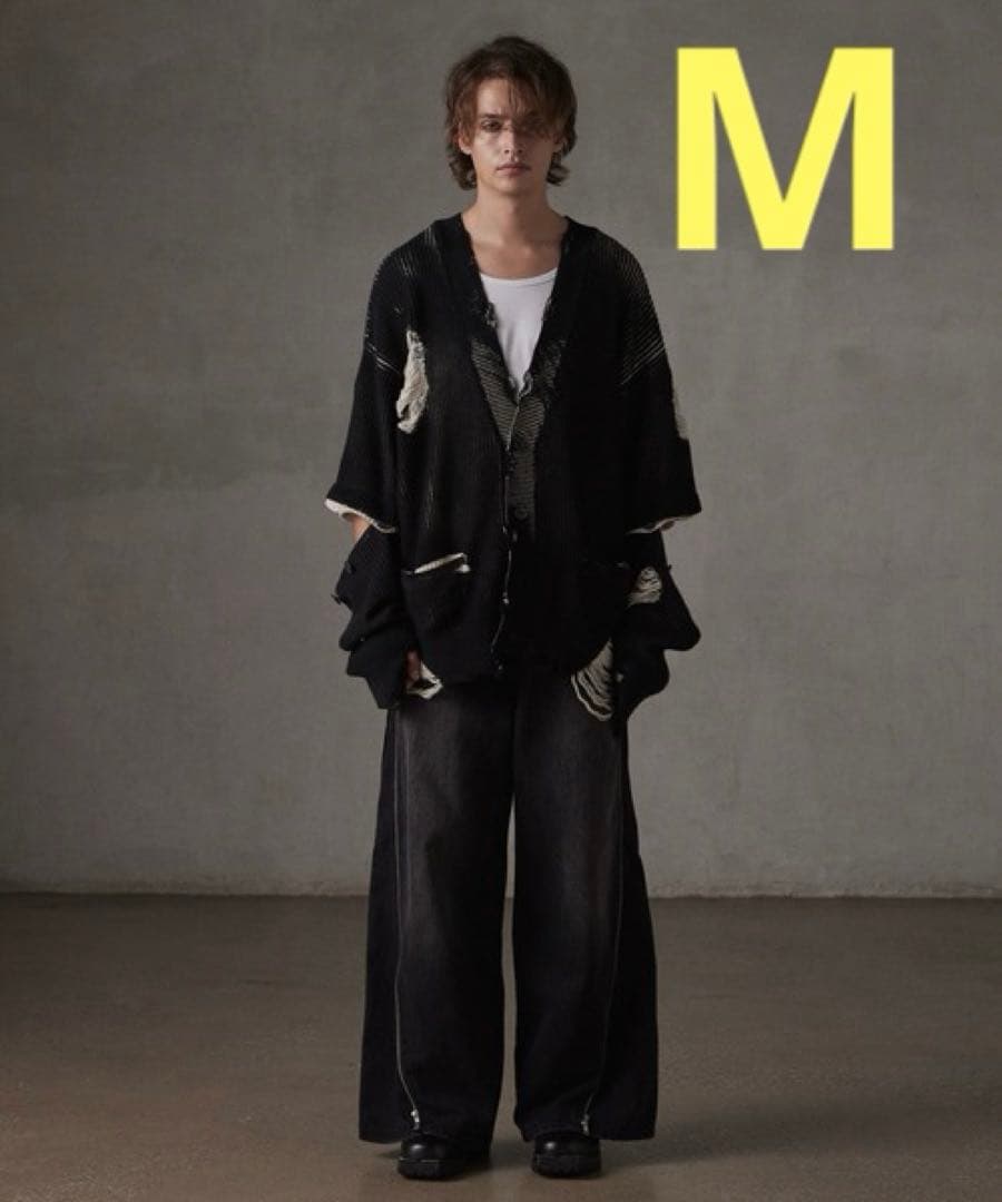 グランシー カーディガン 黒 M