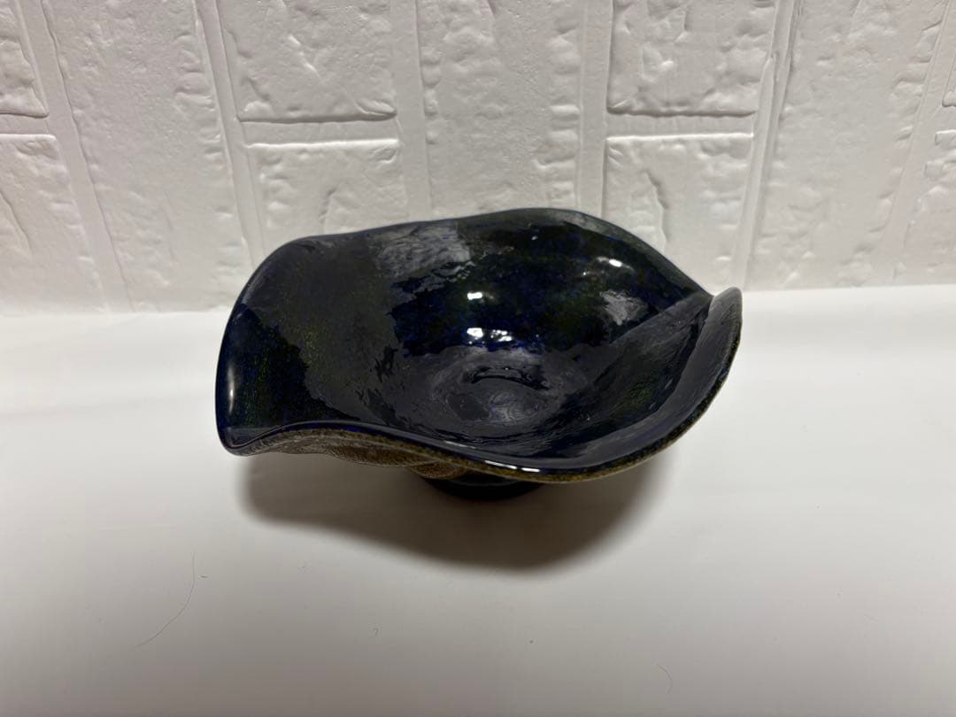 稲嶺盛吉】琉球ガラス　皿（貝）②