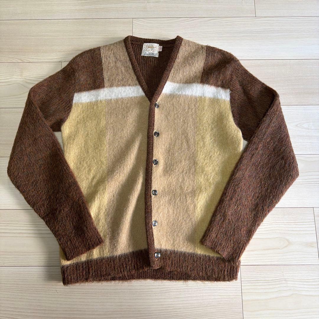 f*d様 極上　美品　60s モヘア　カーディガン　カートコバーン　ブラウン　B