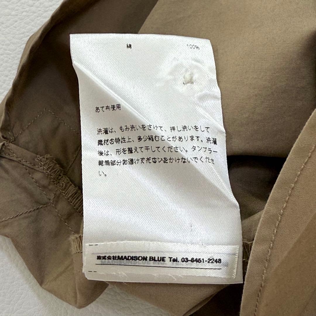 美品✨マディソンブルー J.BRADLEY SHIRT半袖シャツ キャメル　00