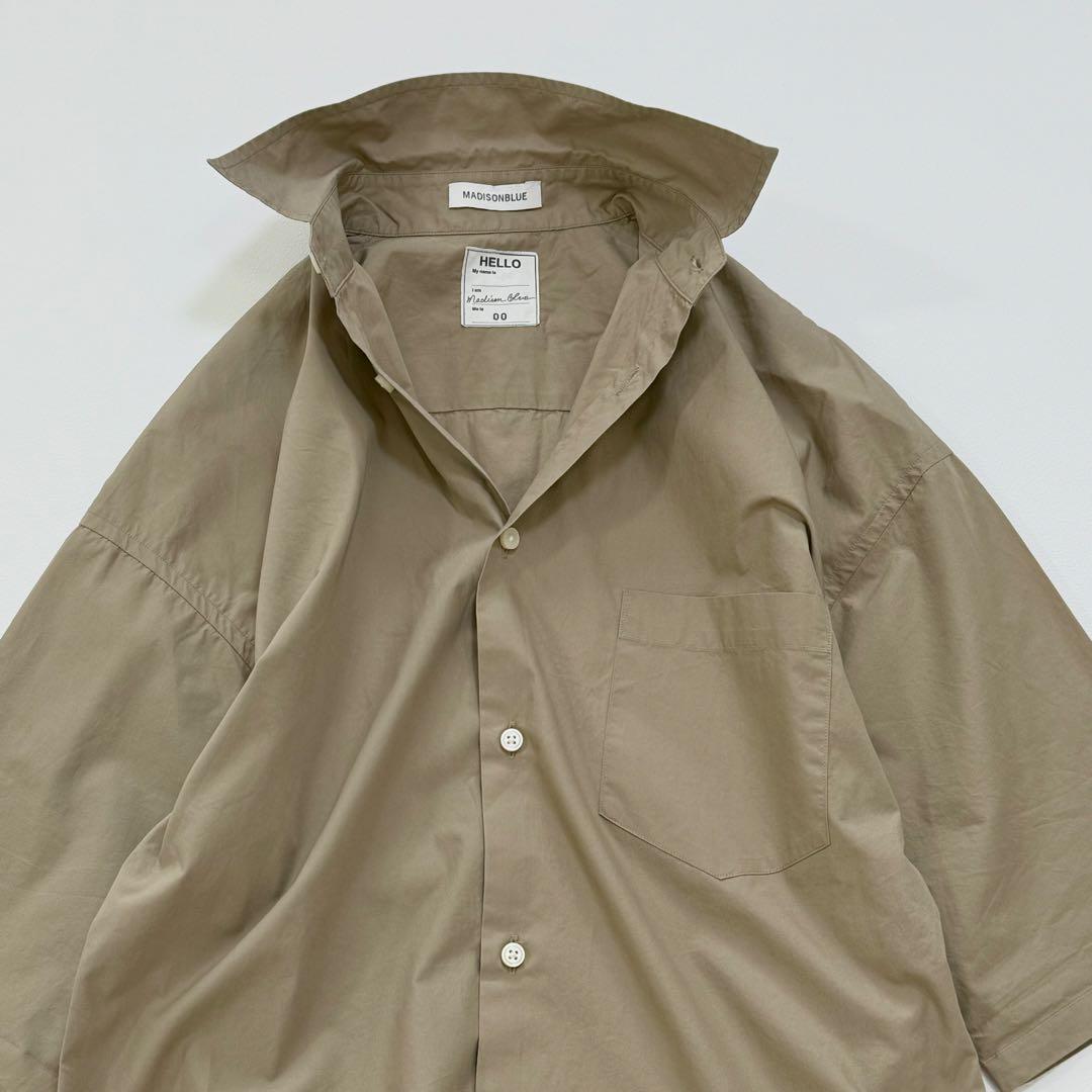 美品✨マディソンブルー J.BRADLEY SHIRT半袖シャツ キャメル　00