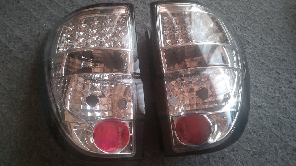 ゼストスパーク テールランプ 左右セット クリアタイプ JUNYAN 希少 廃盤