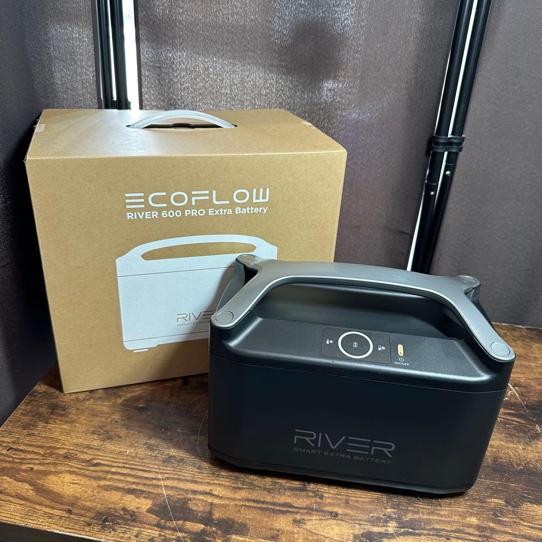【美品】ECOFLOW  600 Pro 用 エクストラバッテリー