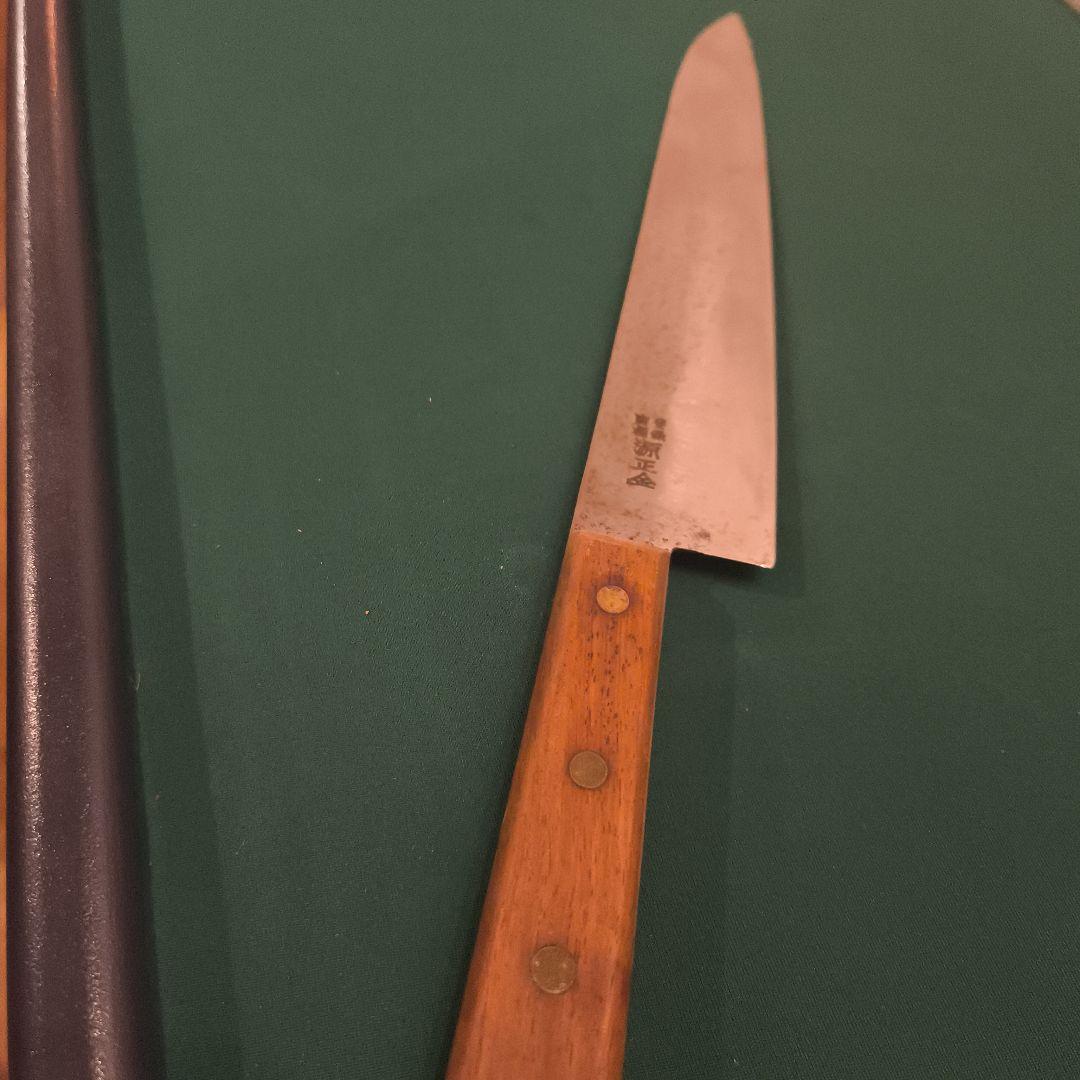 源正金 ステンレス製 鍔なし牛刀