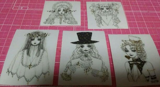 332.人物マステ1ループ切り売り100円