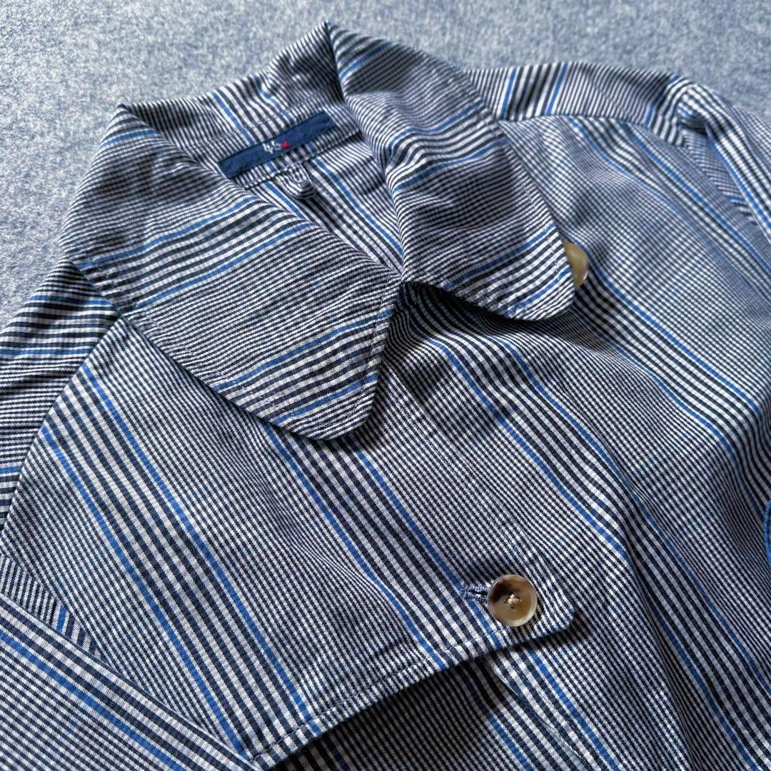 45R【格子柄×希少カラー／ハート刺繍】セミロング•トレンチコート（ベルテッド）