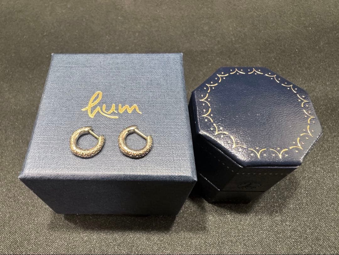 アクセサリー ham K18 WG HUMETE CLASSIC PIERCED