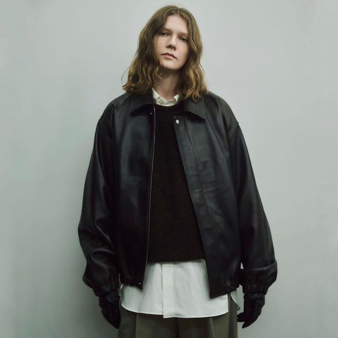 ssstein Sheep Leather Zip Short Jacket　S