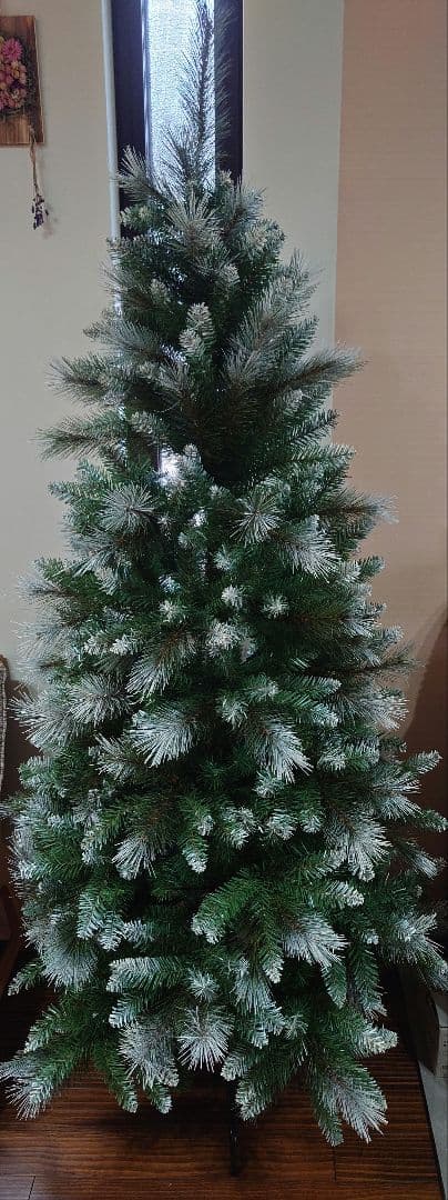180cm北欧風クリスマスツリー　雪化粧あり　ツリーのみ