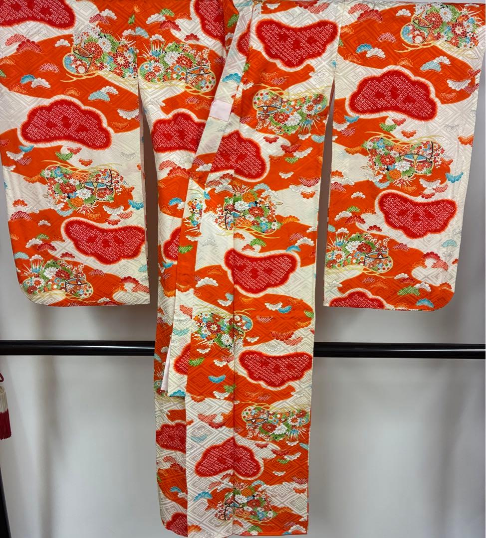 レトロ　子供の着物　長襦袢付き　七五三