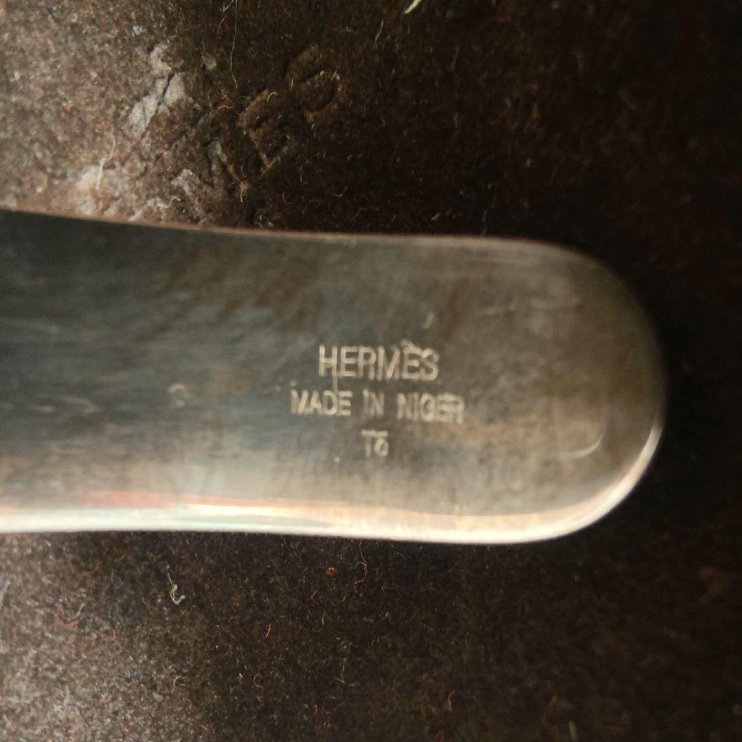 【極美品】HERMES トゥアレグ バングル レザー シルバー 刻印 T6