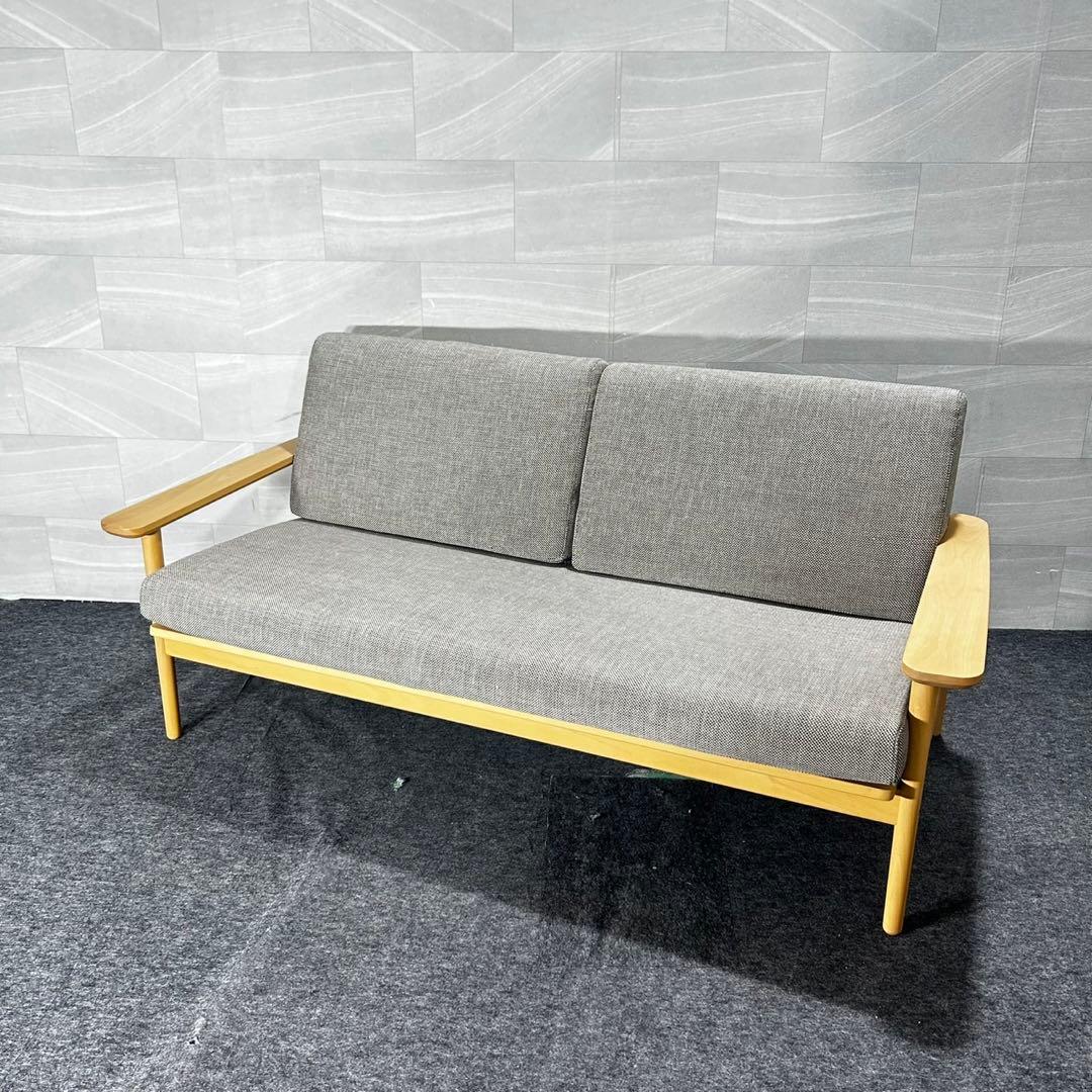 karimoku ソファ 布張り 3人掛け おしゃれ 家具 d5046 カリモク