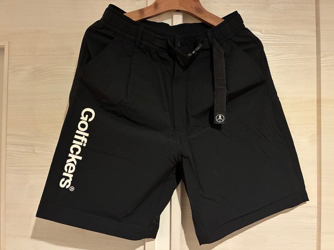 Golfickers HOLE541 ハーフパンツ（黒）