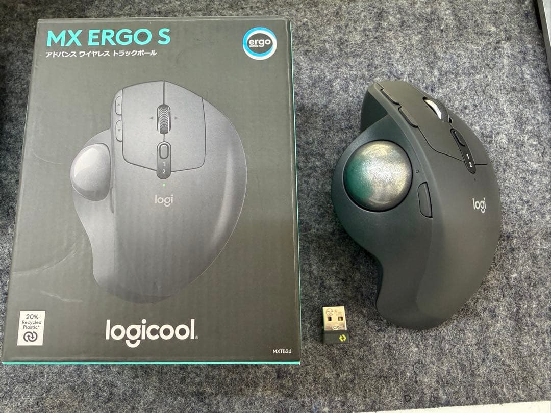 logi MX ERGO S トラックボールマウス完全セット