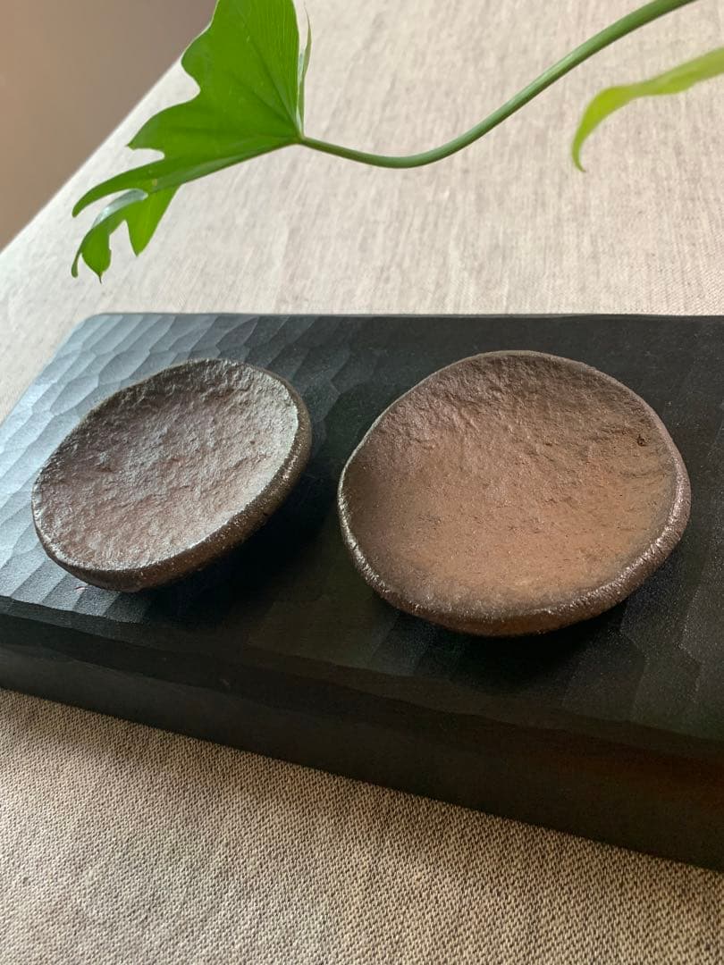 小野哲平　焼き締め　初期作品　希少　侘び寂び　美品　円錐足　手捻り　禅