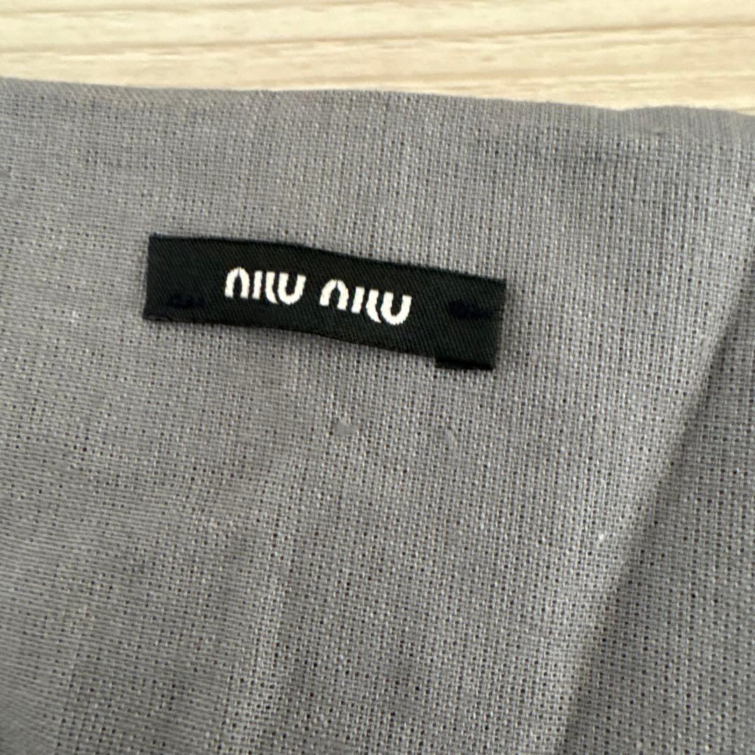 【2万値下げ！】MIU MIU プリーツ加工 ブラックトートバッグ