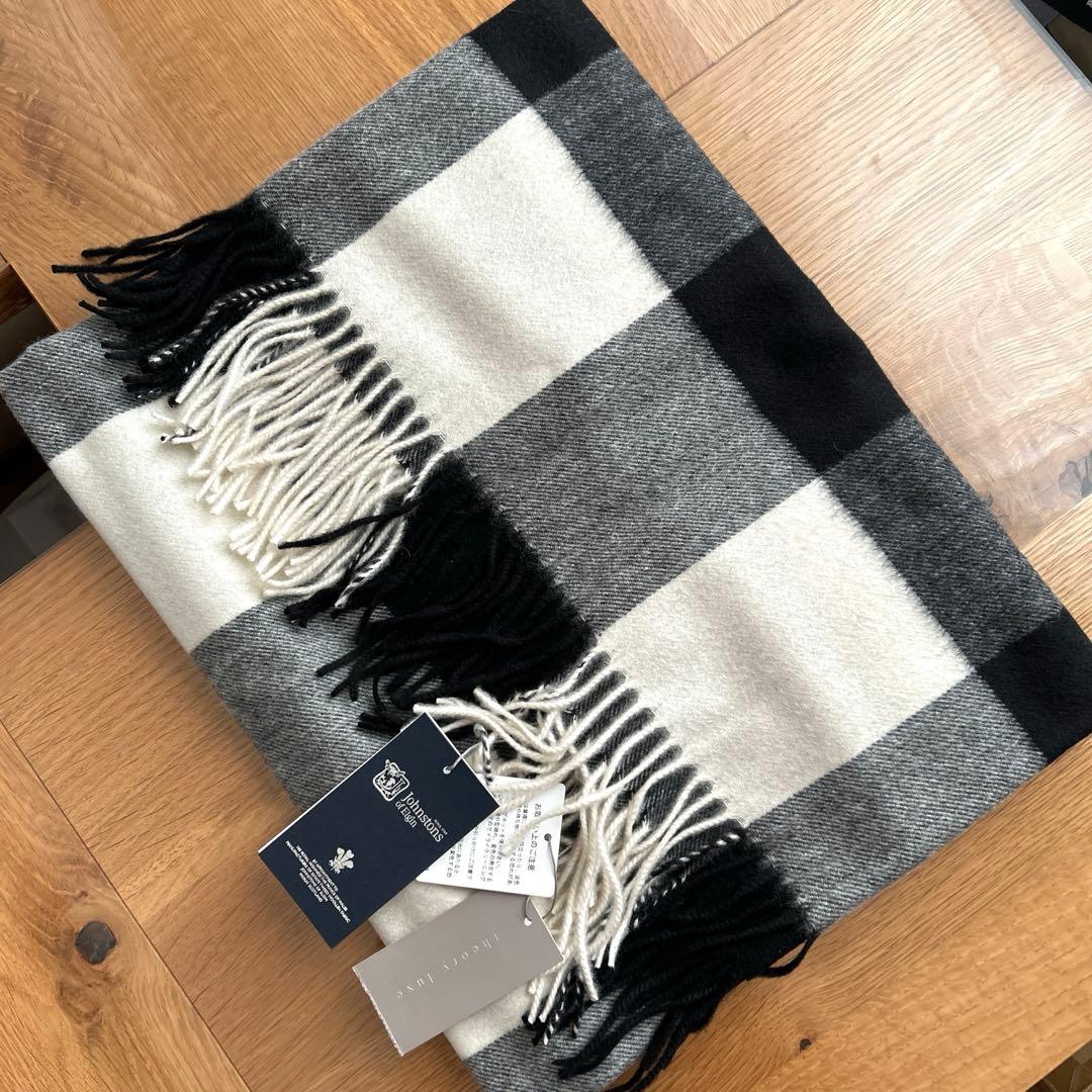【未使用・タグ付き】johnstons ストール