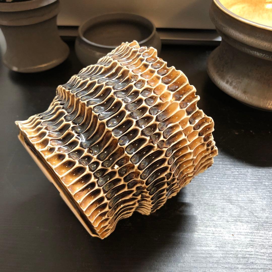 L 盆栽鉢 作家鉢 陶器 真柏 糸魚川真柏 皐月 五葉松 黒松 長寿梅 アガベ