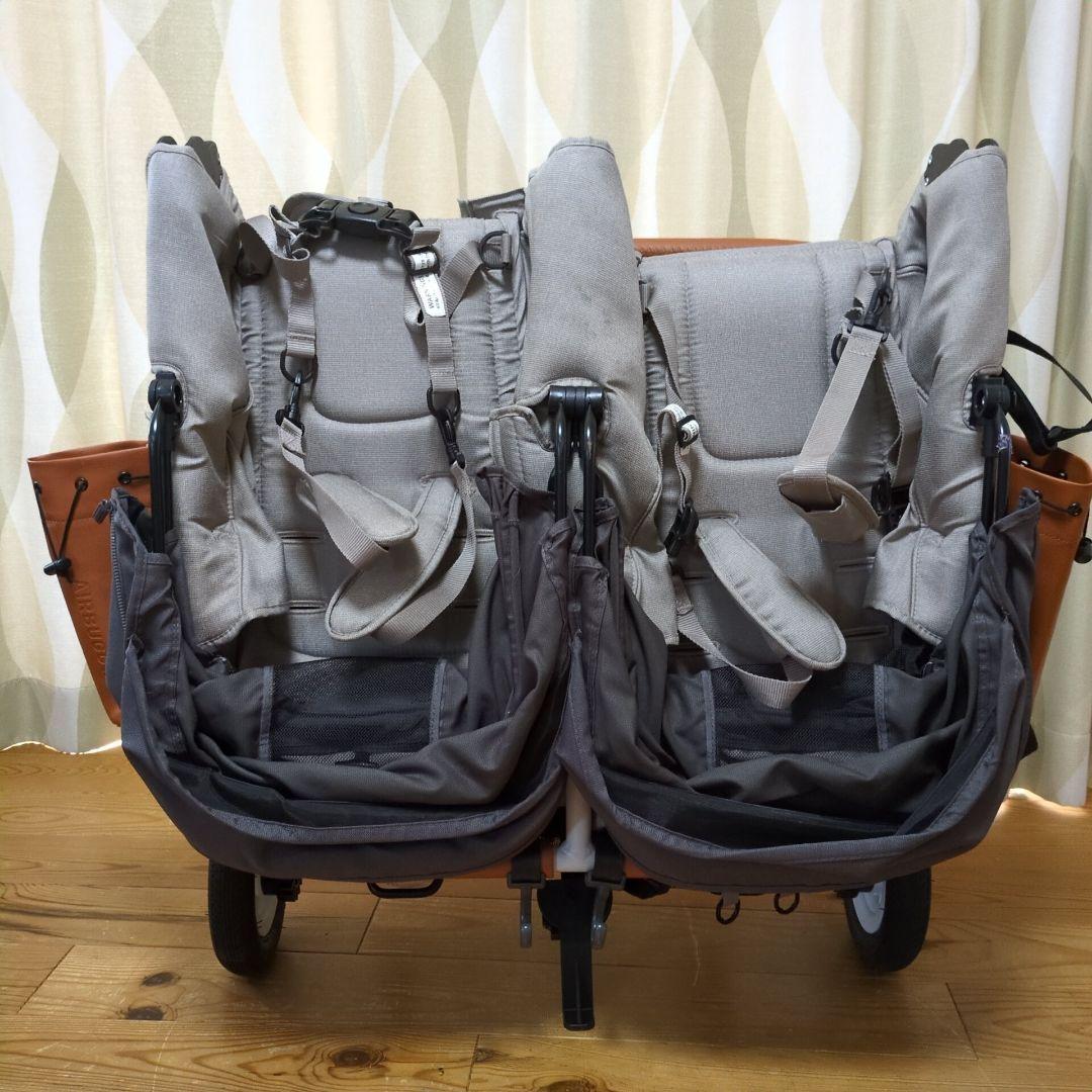 エアバギー ココダブルEX フロムバース 二人乗りベビーカー 双子ベビーカー