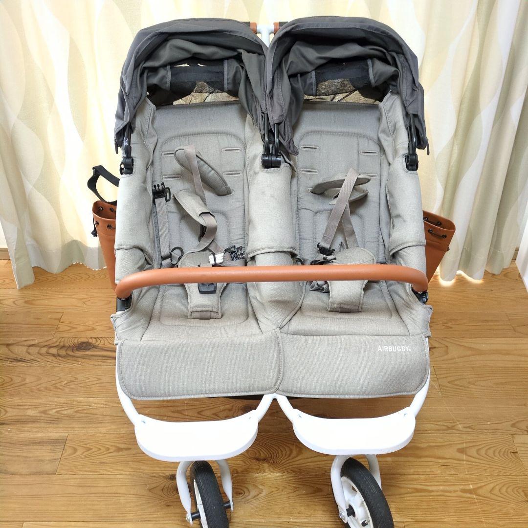 エアバギー ココダブルEX フロムバース 二人乗りベビーカー 双子ベビーカー