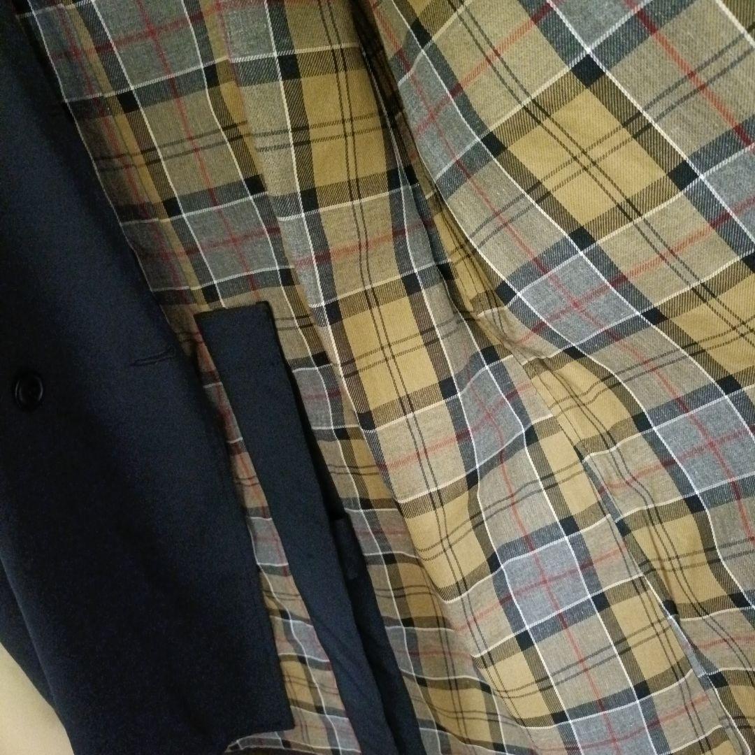 未使用 タグ付き Barbour トレンチコート2Layer 40 ネイビー