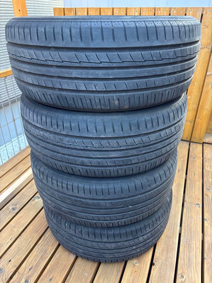 ☆215/45R17中古４本★YOKOHAMA・ブルーアースAE50バリ山４本