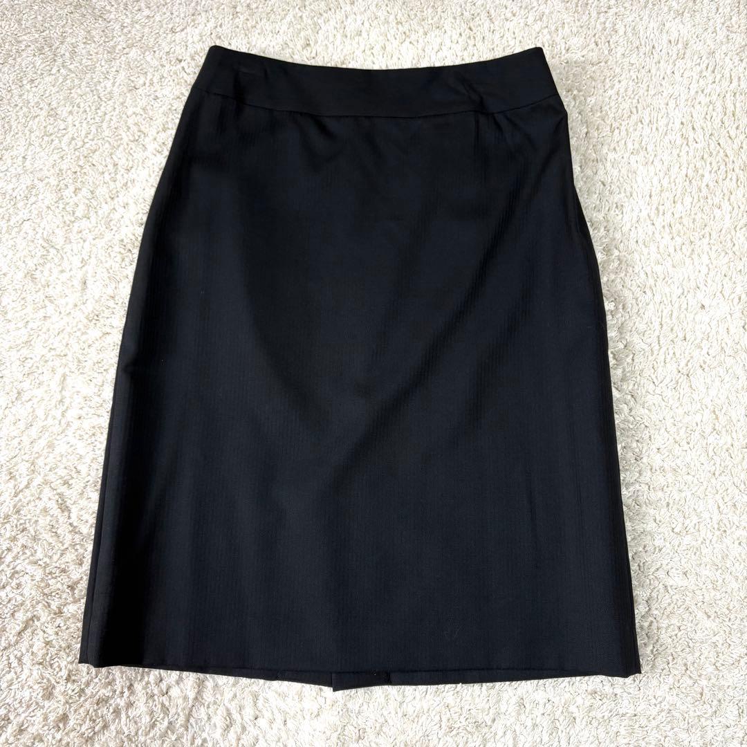 ユナイテッドアローズ スーツ3点セット パンツ ブラック ストライプ 40