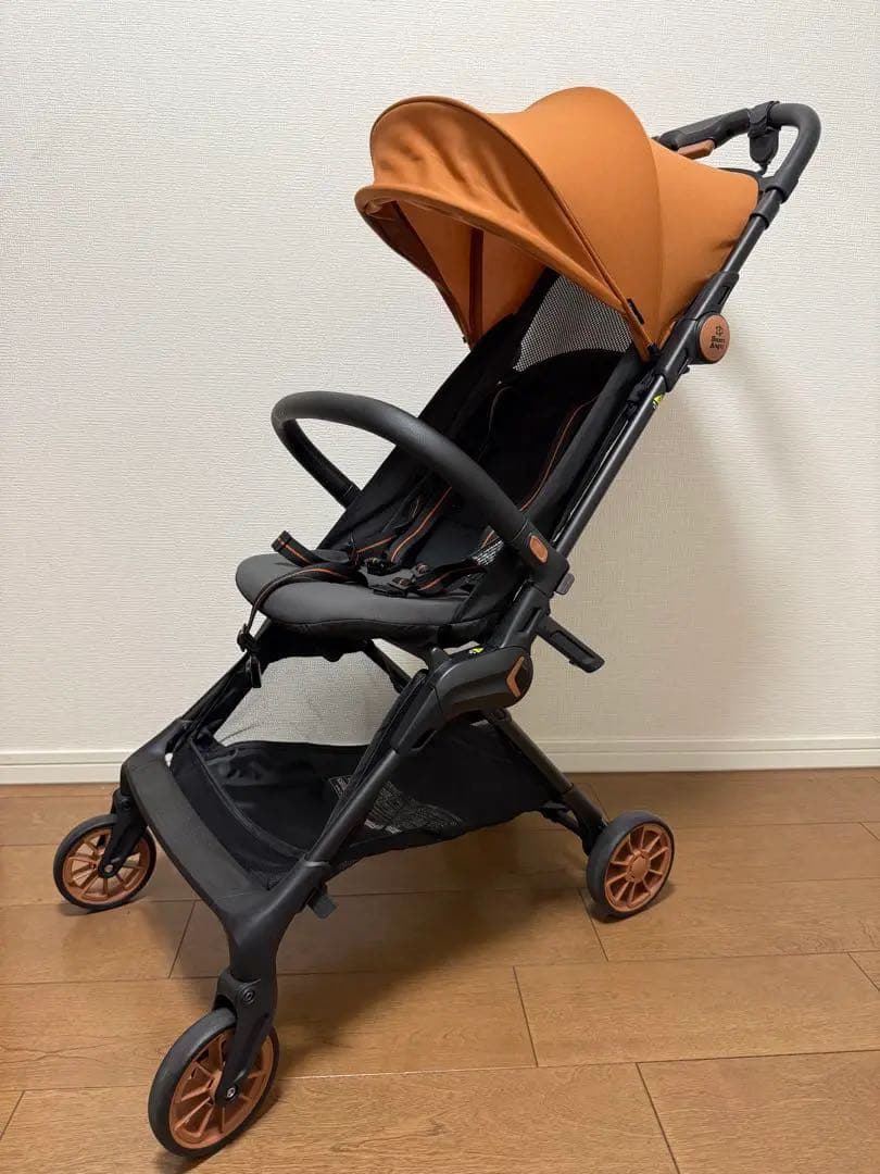 シンコンパクトベビーカー b型　折りたたみ　傘スタンド付き