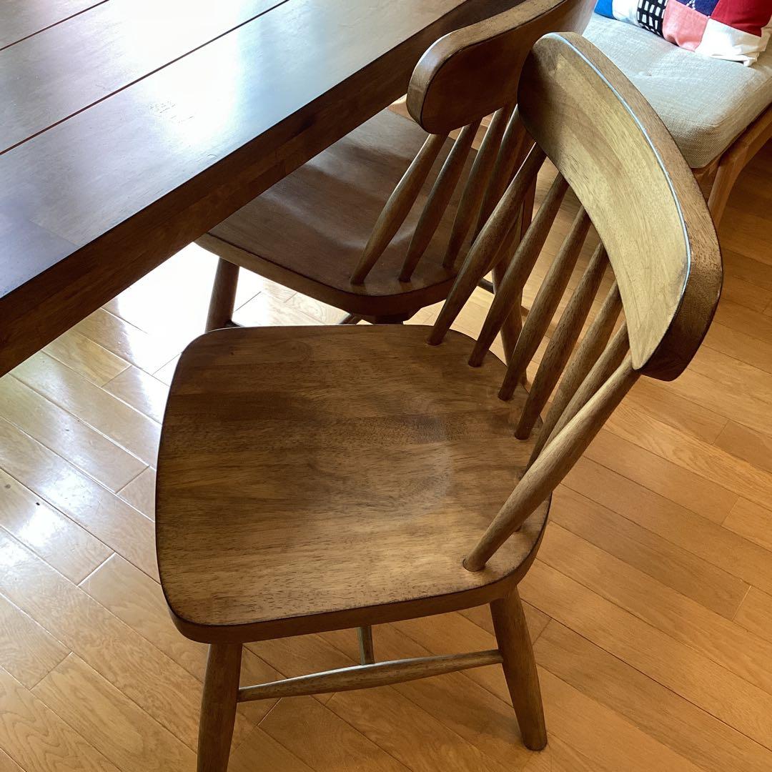 専用　　　　ベルメゾン　木製スピンドルバックチェア　アンティーク調　1脚