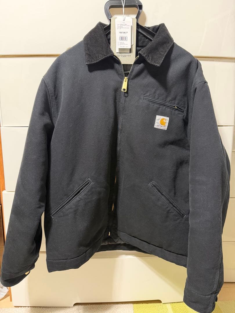 25AW カーハートWIP OGデトロイトジャケット ブラックM