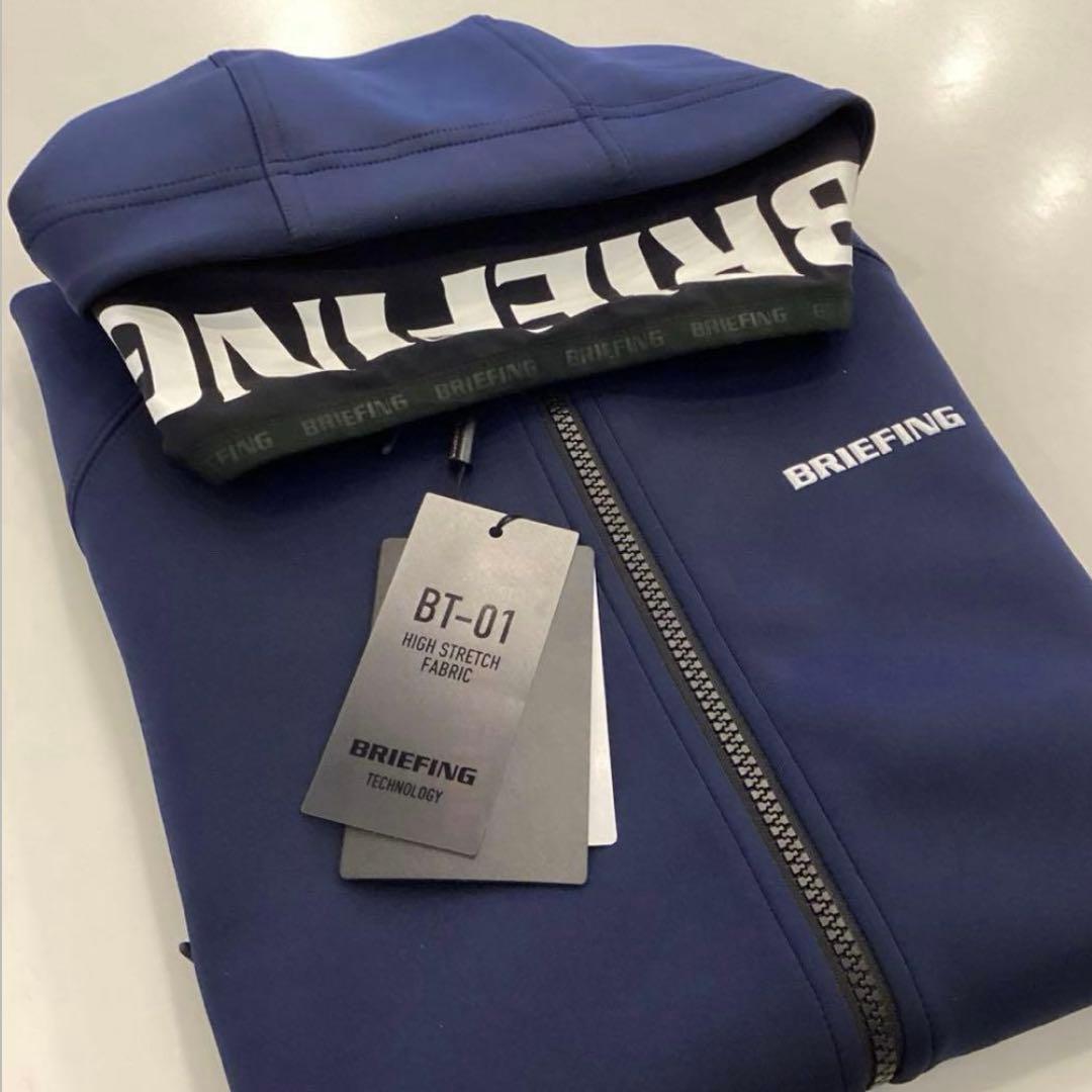 新品　BRIEFING　FAKE LAYERED PAKA ネイビーS