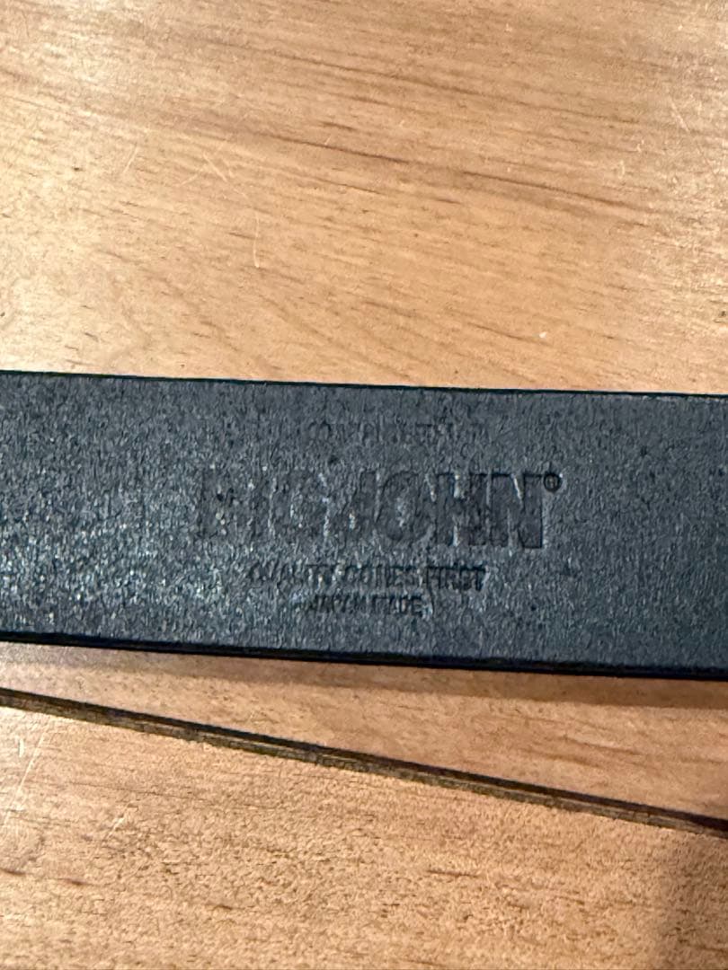 週末限定 BIG JOHN ビッグジョン ベルト 姫路レザー VBLT02 L