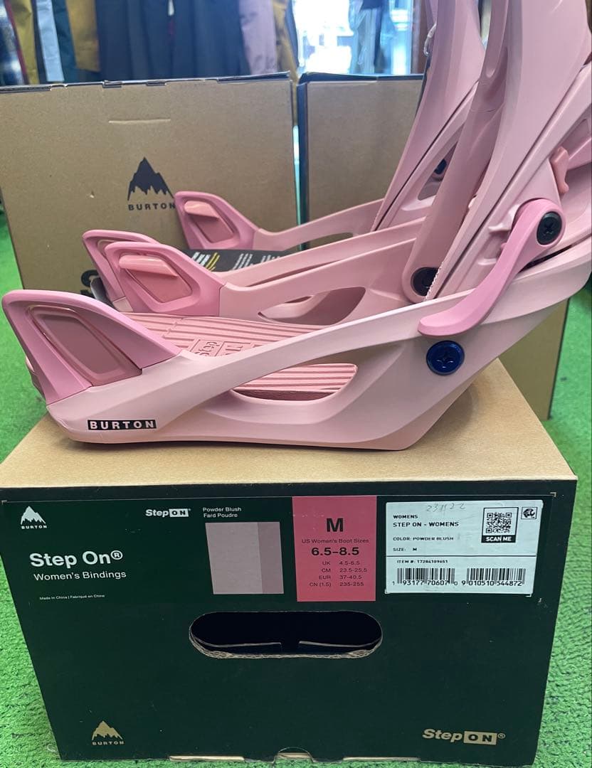 Burton Step On ビンディング Mサイズ ピンク新品