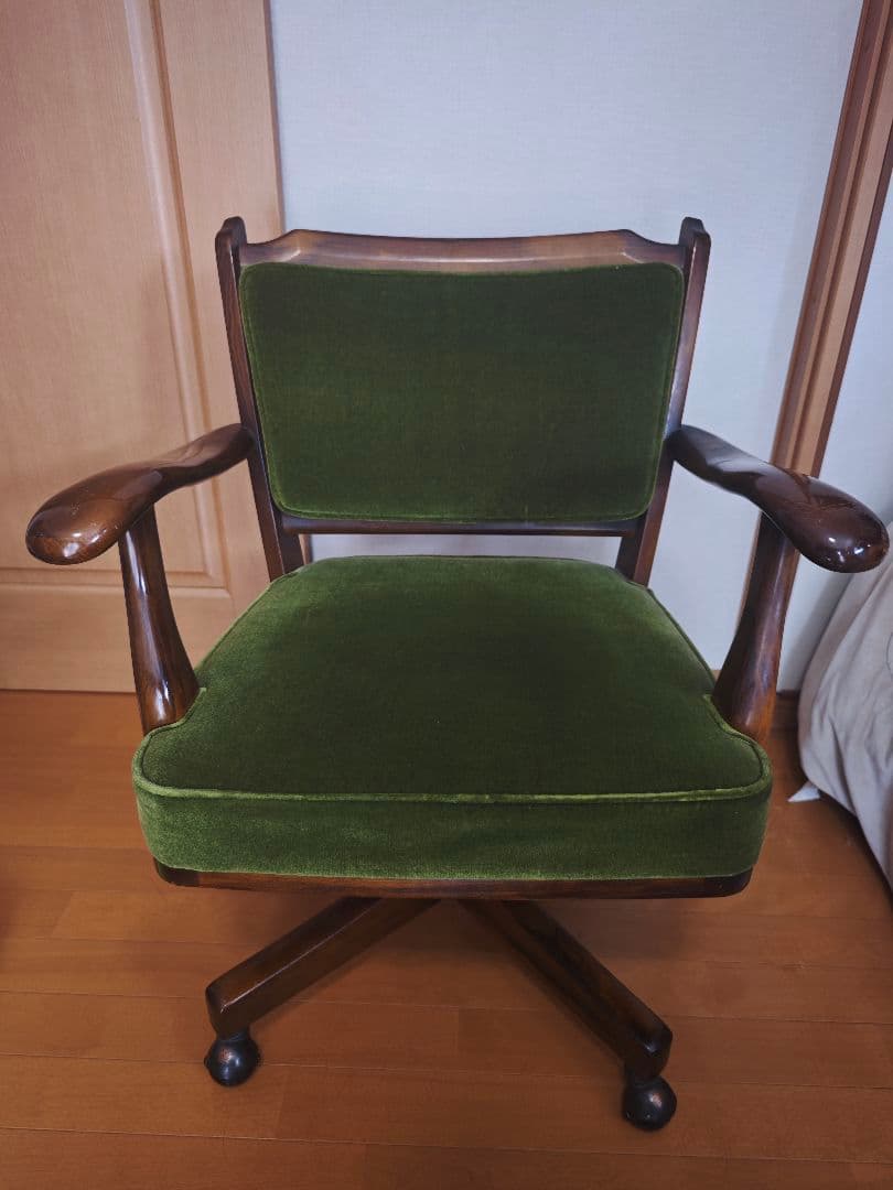 オールド カリモク コロニアルシリーズ デスクチェア ビンテージ