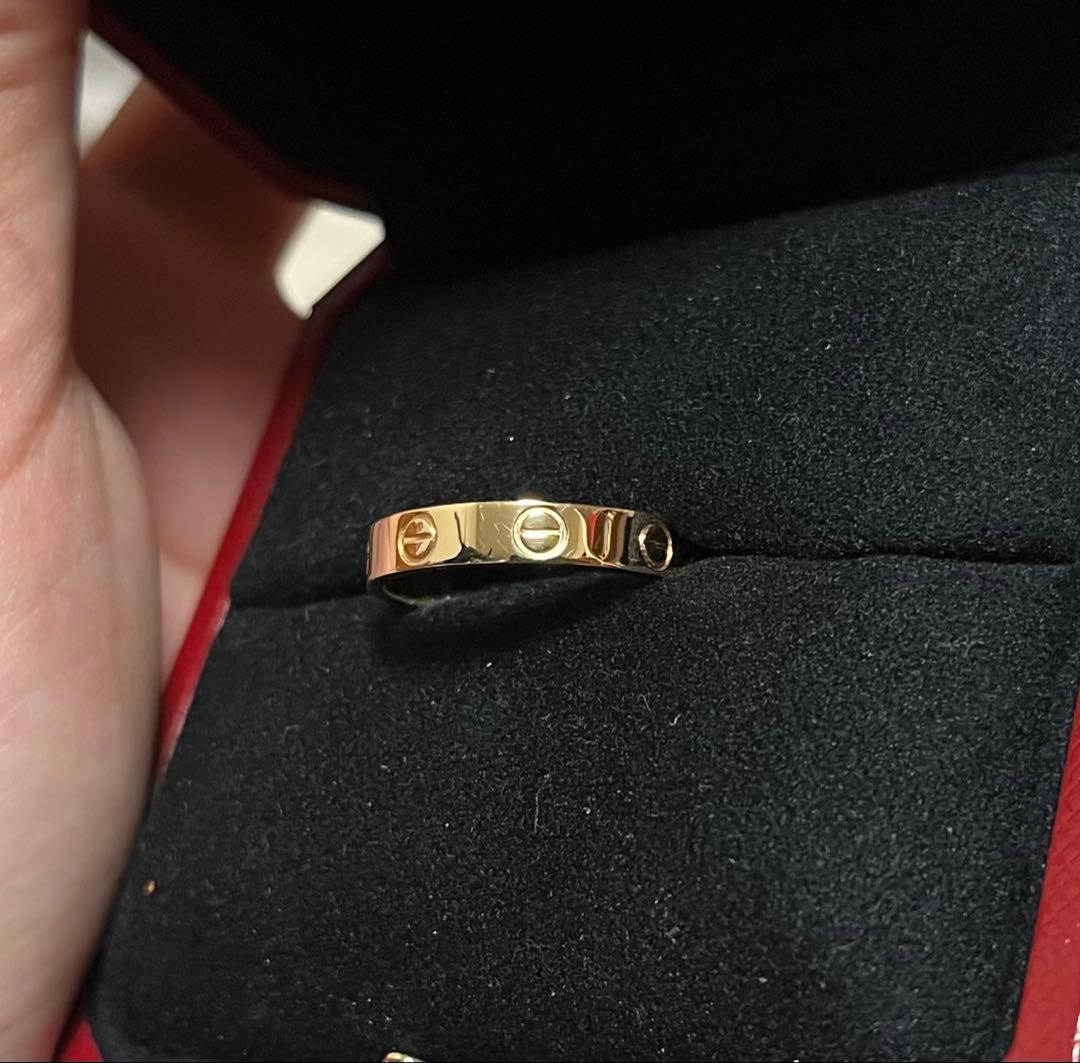カルティエ Cartier ミニラブリング イエローゴールド YG #54